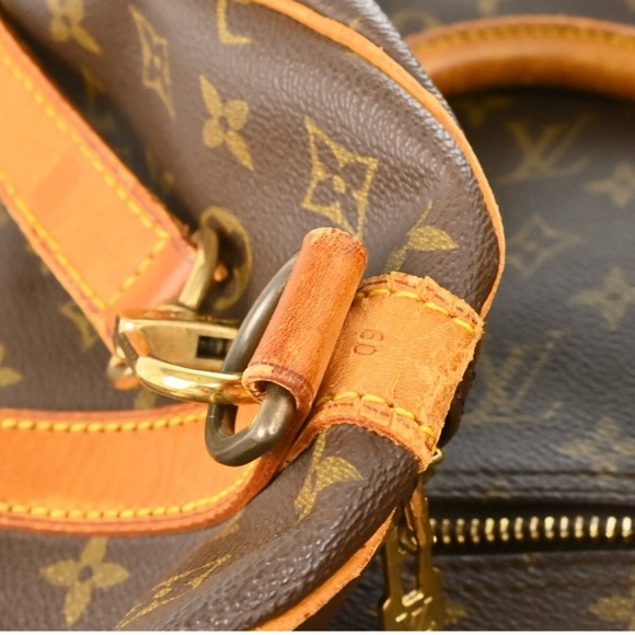 Louis Vuitton Monogram Keepall Bandouliere 60 with Vachetta Leather - Picture 8 of 9